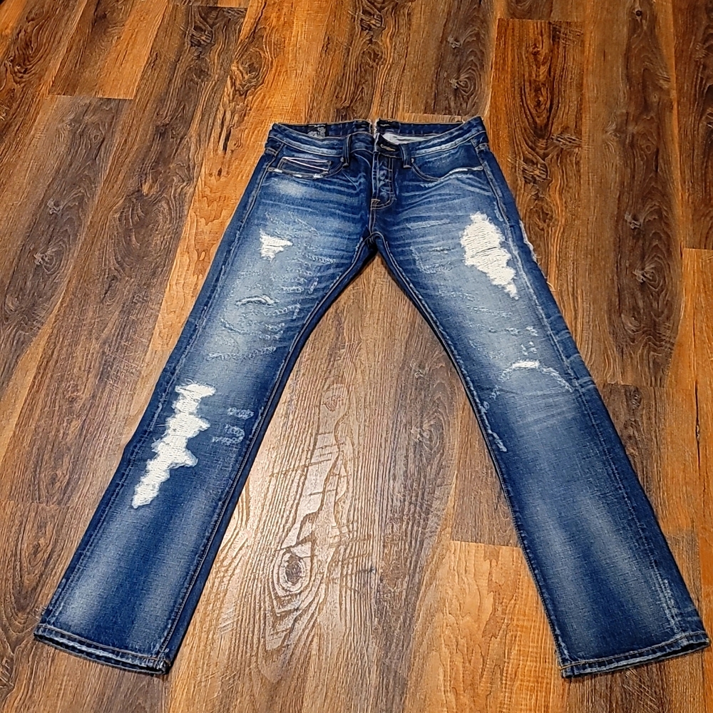 Cult of Individuality Jeans. Japanese Slevegde Denim. Rebel Straight 30x34 Nice!